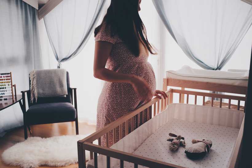 a pregnant woman