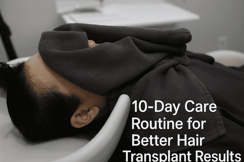 hair shampoo after hair transplant